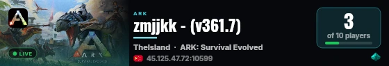 zmjjkk - (v361.7) live status badge