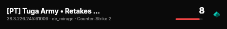 [PT] Tuga Army • Retakes #6 [Only Mirage] live status badge