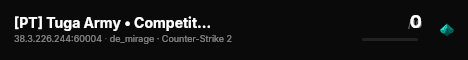 [PT] Tuga Army • Competitivo #4 [Only Mirage] live status badge
