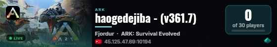 haogedejiba - (v361.7) live status badge