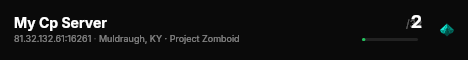 My Cp Server live status badge