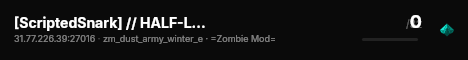 [ScriptedSnark] // HALF-LIFE ZOMBIE PLAGUE live status badge
