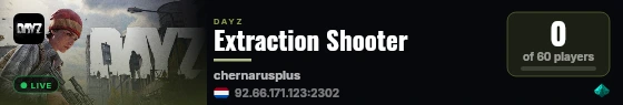 Extraction Shooter live status badge