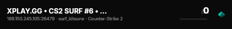 XPLAY.GG • CS2 SURF #6 • [NL] live status badge