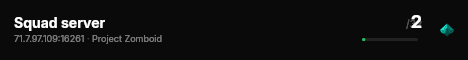 Squad server live status badge