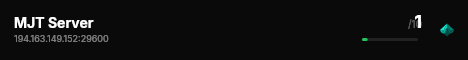 MJT Server live status badge