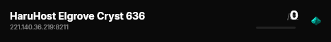 HaruHost Elgrove Cryst 636 live status badge