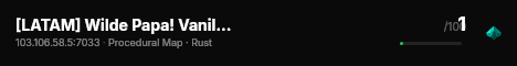 [LATAM] Wilde Papa! Vanilla | 25/07 Wipe live status badge