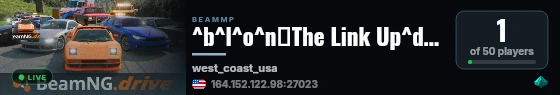 ^b^l^o^n🎬The Link Up^d^l^o^n| Hosted In US |^b^l^o^n^a-✅(CarMeets|Takeovers|Racing|Offroad)✅-HighQuality-🏎️💨^bAdd Your Own Mods Through Discord! live status badge