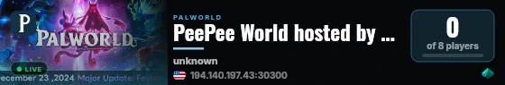 PeePee World hosted by OnlyPals live status badge