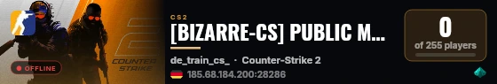 [BIZARRE-CS] PUBLIC MEAT [1] live status badge