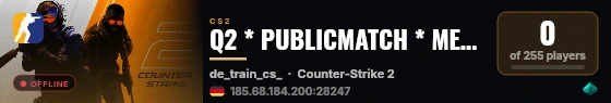 Q2 * PUBLICMATCH * MEGA KILL live status badge