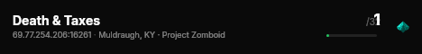 Death & Taxes live status badge