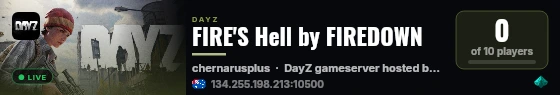 FIRE'S Hell by FIREDOWN live status badge