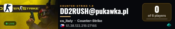 DD2RUSH@pukawka.pl live status badge