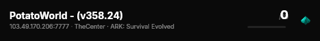PotatoWorld - (v358.24) live status badge