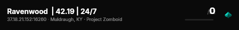 Ravenwood  | 42.19 | 24/7 live status badge