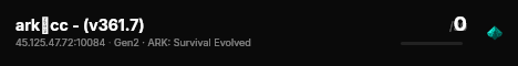 ark，cc - (v361.7) live status badge