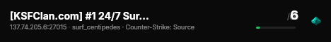 [KSFClan.com] #1 24/7 SurfTimer! [Europe] live status badge
