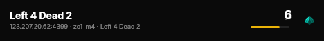Left 4 Dead 2 live status badge
