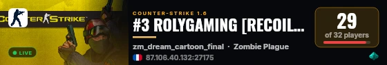 #3 ROLYGAMING [RECOIL] [AUTOMIX 3] live status badge