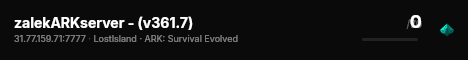 zalekARKserver - (v361.7) live status badge