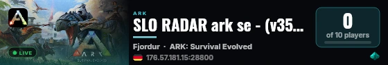 SLO RADAR ark se - (v358.24) live status badge