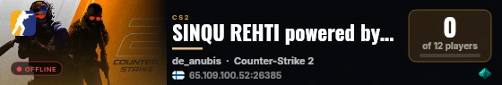 SINQU REHTI powered by PRACC.COM live status badge