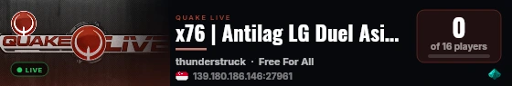 x76 | Antilag LG Duel Asia #2 live status badge