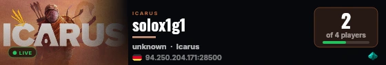 solox1g1 live status badge