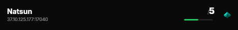Natsun live status badge