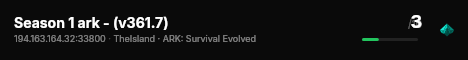 Season 1 ark - (v361.7) live status badge