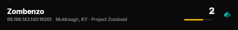 Zombenzo live status badge
