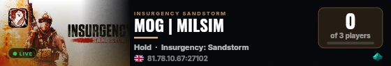 MOG | MILSIM live status badge