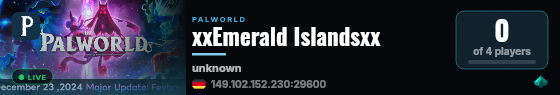 xxEmerald Islandsxx live status badge
