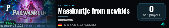 Maaskantje from newkids live status badge