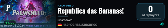 Republica das Bananas! live status badge