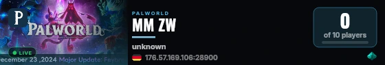 MM ZW live status badge