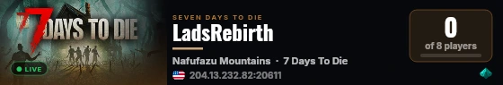 LadsRebirth live status badge