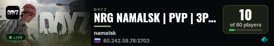 NRG NAMALSK | PVP | 3PP | 6 MAX PARTY | WIPE 12.09 live status badge