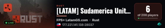 [LATAM] Sudamerica United | 03/09 Full Wipe live status badge