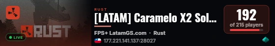[LATAM] Caramelo X2 Solo/Duo | 12/09 Full Wipe live status badge