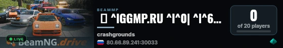  🌳 ^lGGMP.RU ^l^0| ^l^6Offroad 4x4 ^r^0- ^rCrashGrounds ^l^0| ^l^o^aUpdated: 22.05.2026 ^l^0| ^r#24/7 #russian #русский live status badge