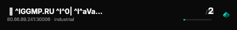  ⭐ ^lGGMP.RU ^l^0| ^l^aVanilla ^r^0- ^rIndustrial ^l^0| ^r#24/7 #russian #русский live status badge