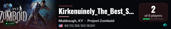 Kirkenuinely_The_Best_Server live status badge