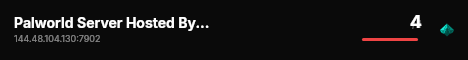 Palworld Server Hosted By Host Havoc live status badge