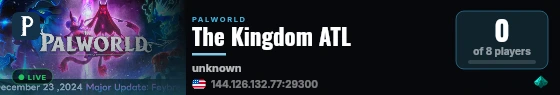 The Kingdom ATL live status badge