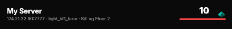 My Server live status badge