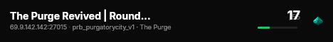 The Purge Revived | Roundbased | Battlepass live status badge