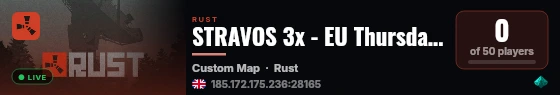 STRAVOS 3x - EU Thursdays |Solo Only|LootX3| live status badge